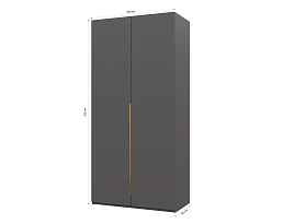 Изображение товара Пакс Альхейм 12 grey (gold) ИКЕА (IKEA) на сайте bintaga.ru