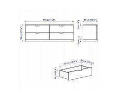 Изображение товара Нордли 22 white ИКЕА (IKEA) на сайте bintaga.ru