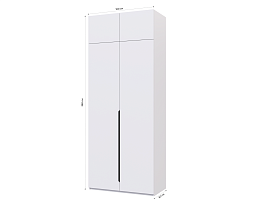 Изображение товара Пакс Альхейм 22 white (black) ИКЕА (IKEA) на сайте bintaga.ru