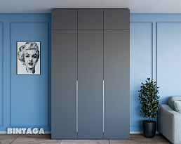 Изображение товара Пакс Альхейм 23 grey (silver) ИКЕА (IKEA) на сайте bintaga.ru