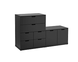 Изображение товара Нордли 46 black ИКЕА (IKEA) на сайте bintaga.ru